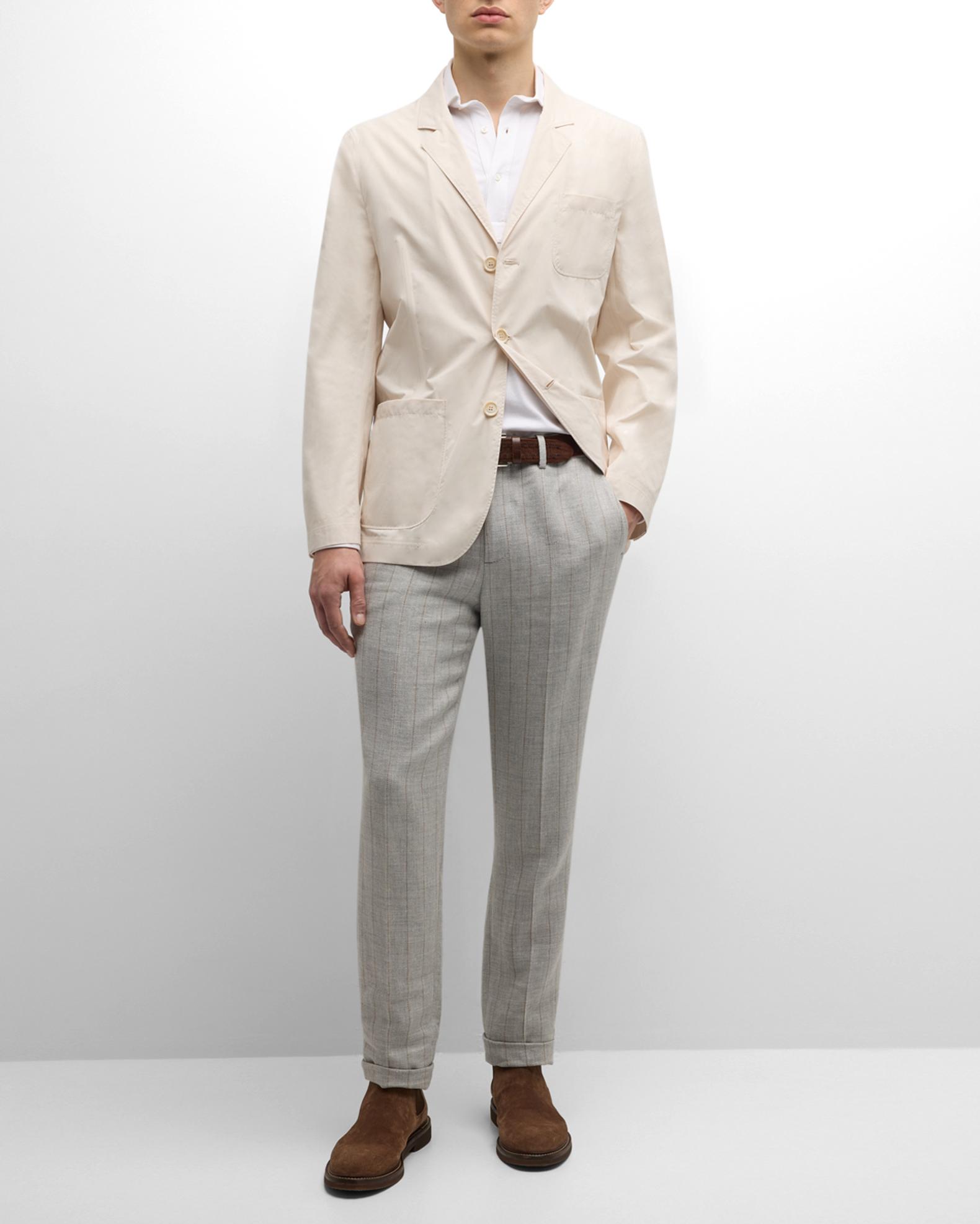 Brunello Cucinelli Men's 3-Pocket Single-Breasted Blazer | Neiman Marcus outfit inspiration