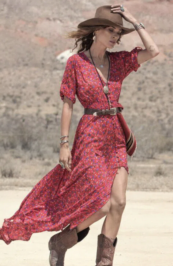 Spell Designs Rambling Rose Boho Dress Gown Gypsy Medium NWOT  Maxi | eBay outfit inspiration